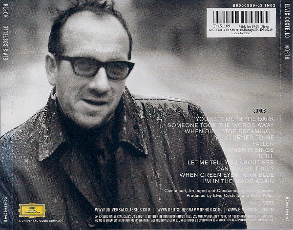 Elvis Costello  North : Back